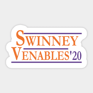 coach swinney , swinney venables Sticker